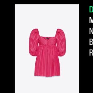 ZARA PUFF SLEEVE DRESS